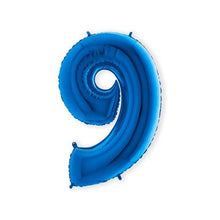 Afbeelding in Gallery-weergave laden, Folie Cijfer 102 cm licht blauw