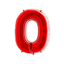 Afbeelding in Gallery-weergave laden, Folie Cijfer 102 cm rood