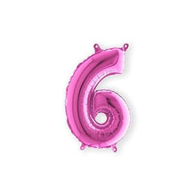 Afbeelding in Gallery-weergave laden, Folie Cijfer 36 cm fuchsia
