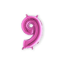 Afbeelding in Gallery-weergave laden, Folie Cijfer 36 cm fuchsia