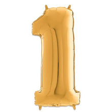 Afbeelding in Gallery-weergave laden, Folie Cijfer 66 cm goud