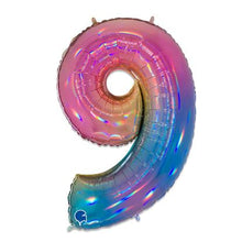 Afbeelding in Gallery-weergave laden, Folie Cijfer 102 cm multi color