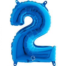 Afbeelding in Gallery-weergave laden, Folie Cijfer 66 cm blauw