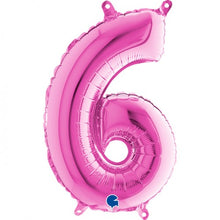 Afbeelding in Gallery-weergave laden, Folie Cijfer 66 cm fuchsia