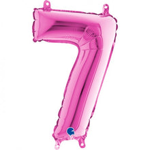 Afbeelding in Gallery-weergave laden, Folie Cijfer 66 cm fuchsia