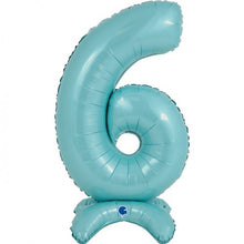 Afbeelding in Gallery-weergave laden, Cijfer Standup 64 cm pastel blauw
