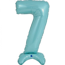 Afbeelding in Gallery-weergave laden, Cijfer Standup 64 cm pastel blauw