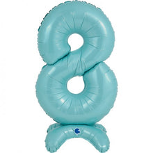 Afbeelding in Gallery-weergave laden, Cijfer Standup 64 cm pastel blauw