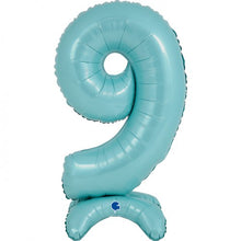 Afbeelding in Gallery-weergave laden, Cijfer Standup 64 cm pastel blauw