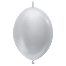 Afbeelding in Gallery-weergave laden, Metallic Link O Loon ballonnen 12 inch (30cm)