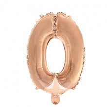Afbeelding in Gallery-weergave laden, Folie Cijfer 36 cm rosé goud