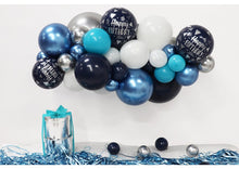 Afbeelding in Gallery-weergave laden, Ballonslinger Happy Birthday Navy