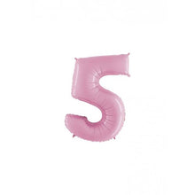 Afbeelding in Gallery-weergave laden, Folie Cijfer 36 cm pastel roze