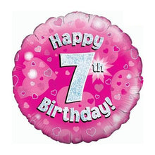 Afbeelding in Gallery-weergave laden, Folie ballon Holographic Pink or Blue