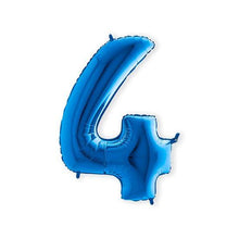 Afbeelding in Gallery-weergave laden, Helium folie cijfer blauw

