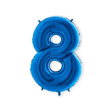 Afbeelding in Gallery-weergave laden, Helium folie cijfer blauw

