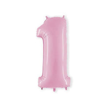 Afbeelding in Gallery-weergave laden, Helium folie cijfer roze
