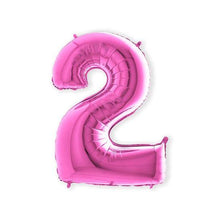 Afbeelding in Gallery-weergave laden, Helium Folie cijfer fuchsia

