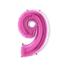 Afbeelding in Gallery-weergave laden, Helium Folie cijfer fuchsia
