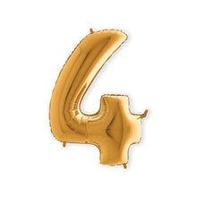 Afbeelding in Gallery-weergave laden, Helium folie cijfer goud
