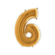 Afbeelding in Gallery-weergave laden, Helium folie cijfer goud
