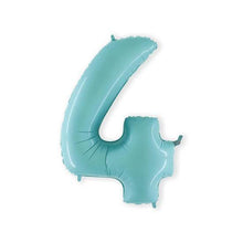 Afbeelding in Gallery-weergave laden, Helium folie cijfer licht blauw
