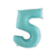 Afbeelding in Gallery-weergave laden, Helium folie cijfer licht blauw
