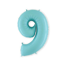 Afbeelding in Gallery-weergave laden, Helium folie cijfer licht blauw
