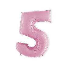 Afbeelding in Gallery-weergave laden, Helium folie cijfer roze
