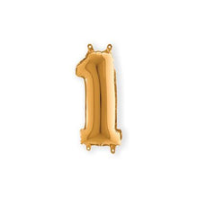 Afbeelding in Gallery-weergave laden, Folie Cijfer 36 cm goud
