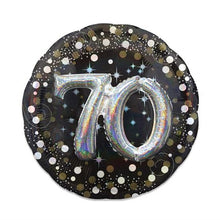 Afbeelding in Gallery-weergave laden, Folie ballon Sparkling Gold 3D
