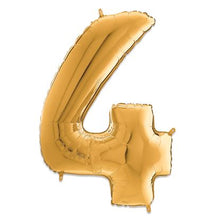 Afbeelding in Gallery-weergave laden, Folie Cijfer 66 cm goud
