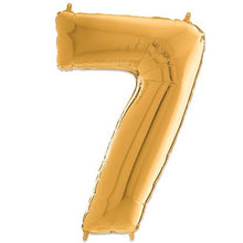 Afbeelding in Gallery-weergave laden, Folie Cijfer 66 cm goud
