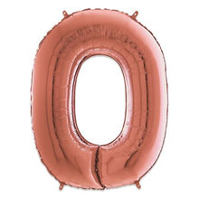 Afbeelding in Gallery-weergave laden, Folie Cijfer 102 cm rosé goud
