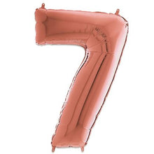 Afbeelding in Gallery-weergave laden, Folie Cijfer 102 cm rosé goud
