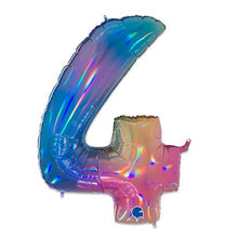 Afbeelding in Gallery-weergave laden, Folie Cijfer 102 cm multi color
