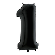 Afbeelding in Gallery-weergave laden, Folie cijfer 66 cm zwart

