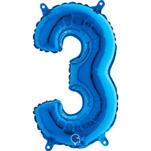 Afbeelding in Gallery-weergave laden, Folie Cijfer 66 cm blauw
