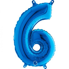 Afbeelding in Gallery-weergave laden, Folie Cijfer 66 cm blauw
