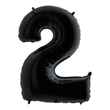 Afbeelding in Gallery-weergave laden, Folie cijfer 66 cm zwart
