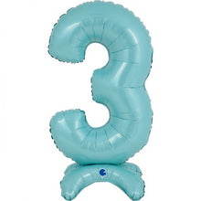 Afbeelding in Gallery-weergave laden, Cijfer Standup 64 cm pastel blauw
