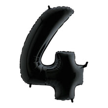 Afbeelding in Gallery-weergave laden, Folie cijfer 66 cm zwart
