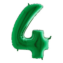 Afbeelding in Gallery-weergave laden, Helium folie cijfer groen
