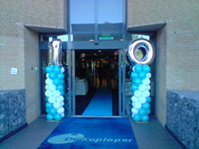 Afbeelding in Gallery-weergave laden, Ballonnen Pilaar Met Folie Cijfer
