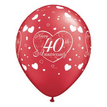 Afbeelding in Gallery-weergave laden, 40 jaar bruiloft 11 inch (28 cm)
