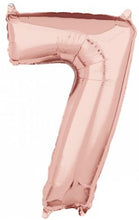 Afbeelding in Gallery-weergave laden, Folie Cijfer 66 cm rosé goud
