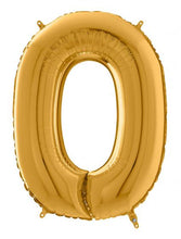 Afbeelding in Gallery-weergave laden, Folie Cijfer 102 cm goud
