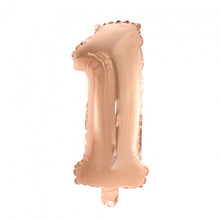 Afbeelding in Gallery-weergave laden, Folie Cijfer 36 cm rosé goud
