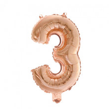 Afbeelding in Gallery-weergave laden, Folie Cijfer 36 cm rosé goud
