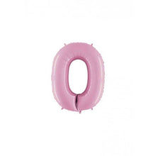 Afbeelding in Gallery-weergave laden, Folie Cijfer 36 cm pastel roze
